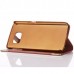 Samsung Galaxy S5 - PU Leather Flip Stand Protective Cover Case Wallet with Diamond Buckle